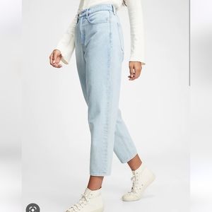 Gap High Rise Barrel Jeans with Washwell